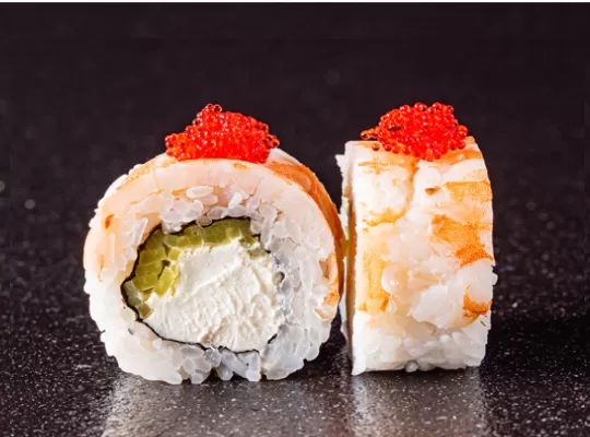 Ролл Эби Тропик